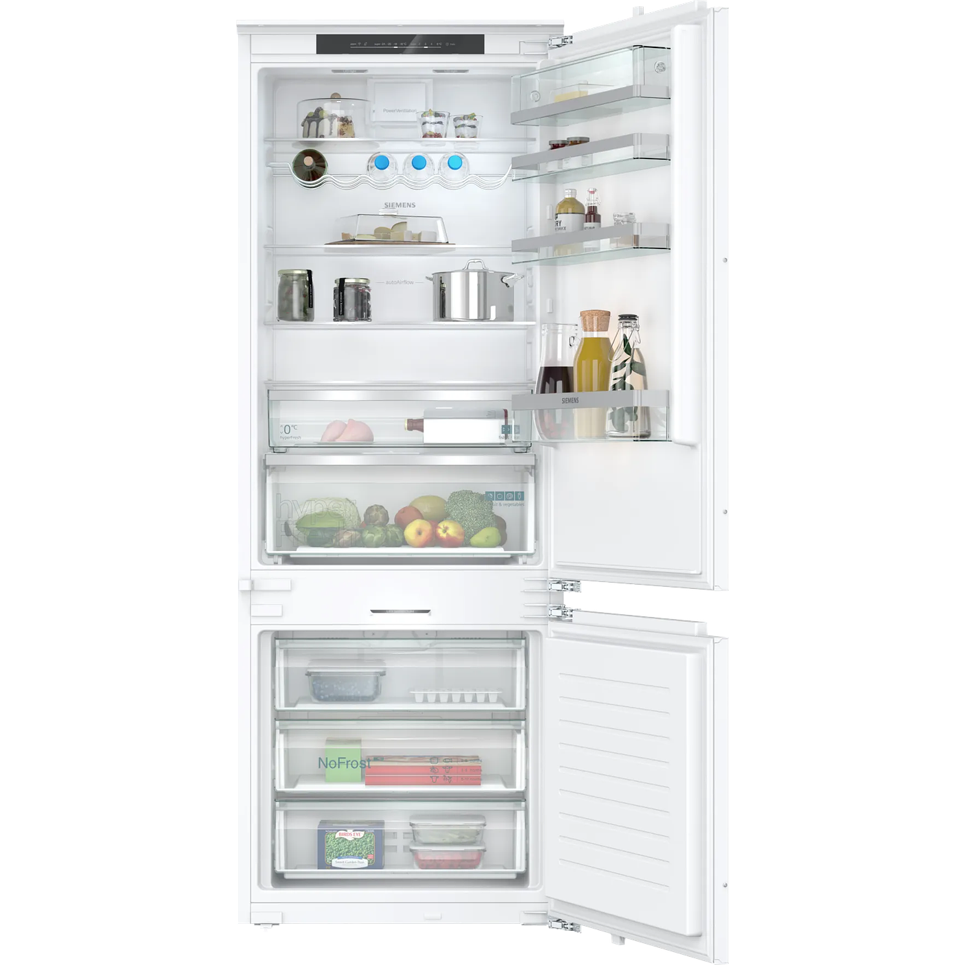 iQ500 Frigorífico combi integrable 193.5 x 70.8 cm Cierre SoftClose con puerta fija 1