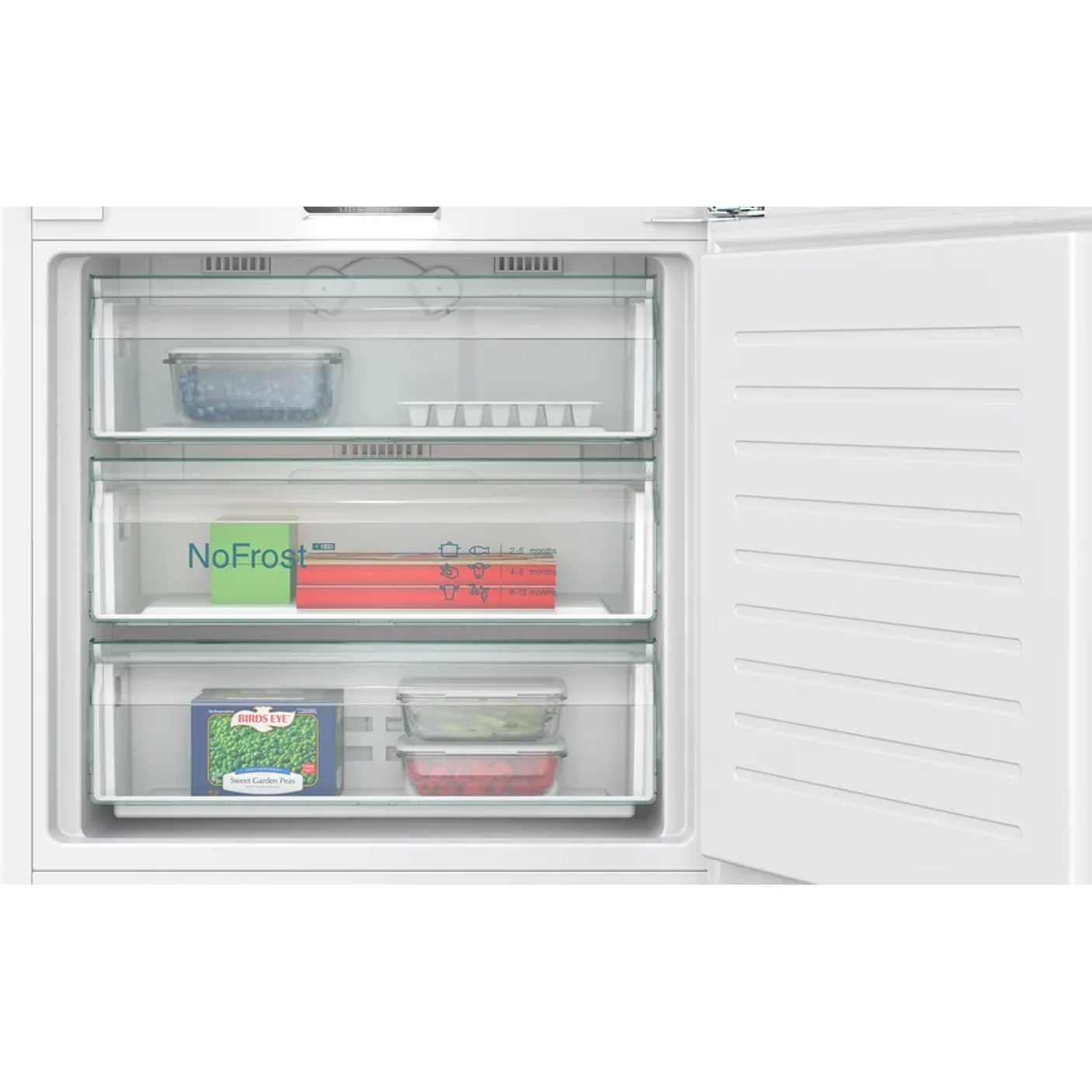 iQ500 Frigorífico combi integrable 193.5 x 70.8 cm Cierre SoftClose con puerta fija 2