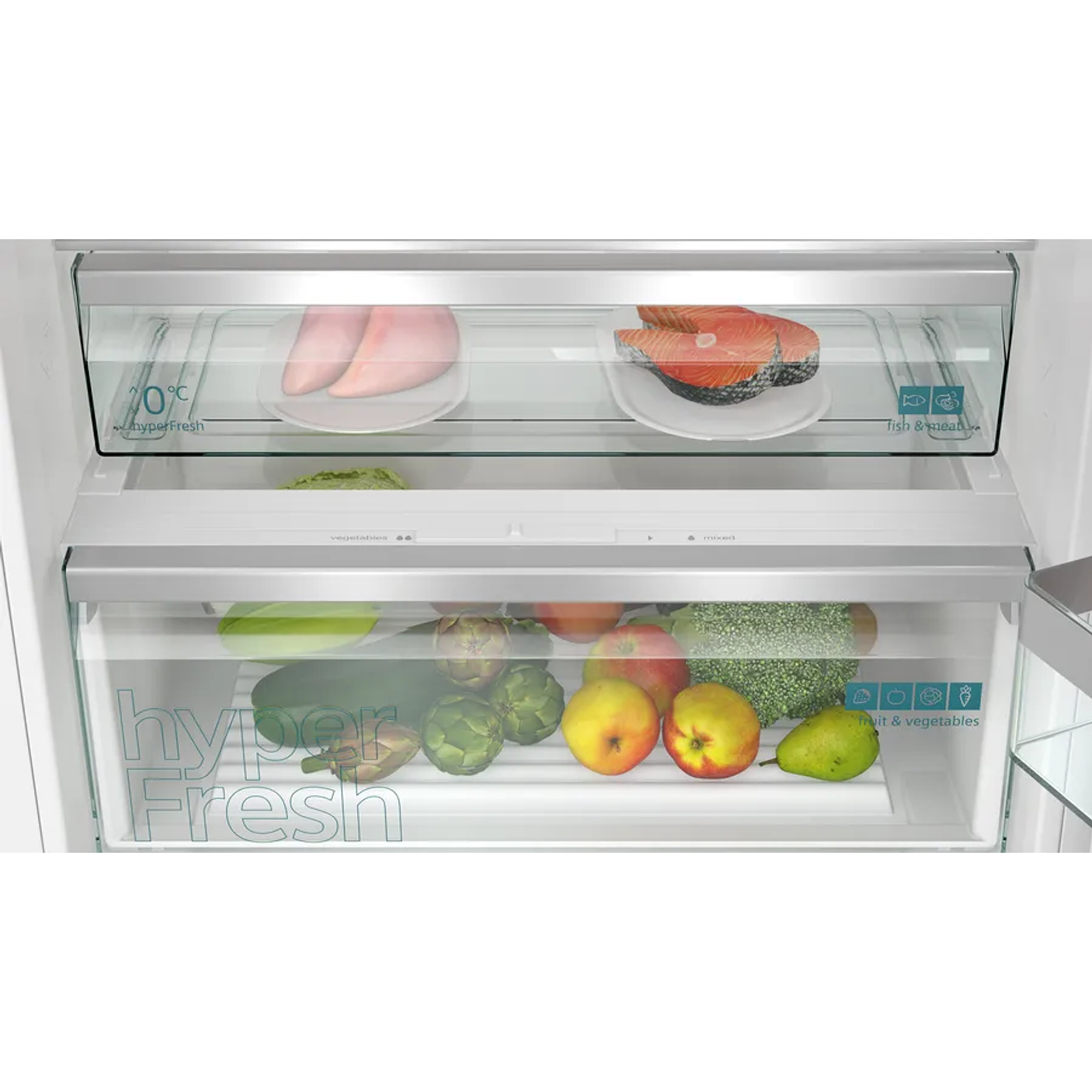 iQ300 Frigorífico combi integrable 193.5 x 70.8 cm Puerta fija 6