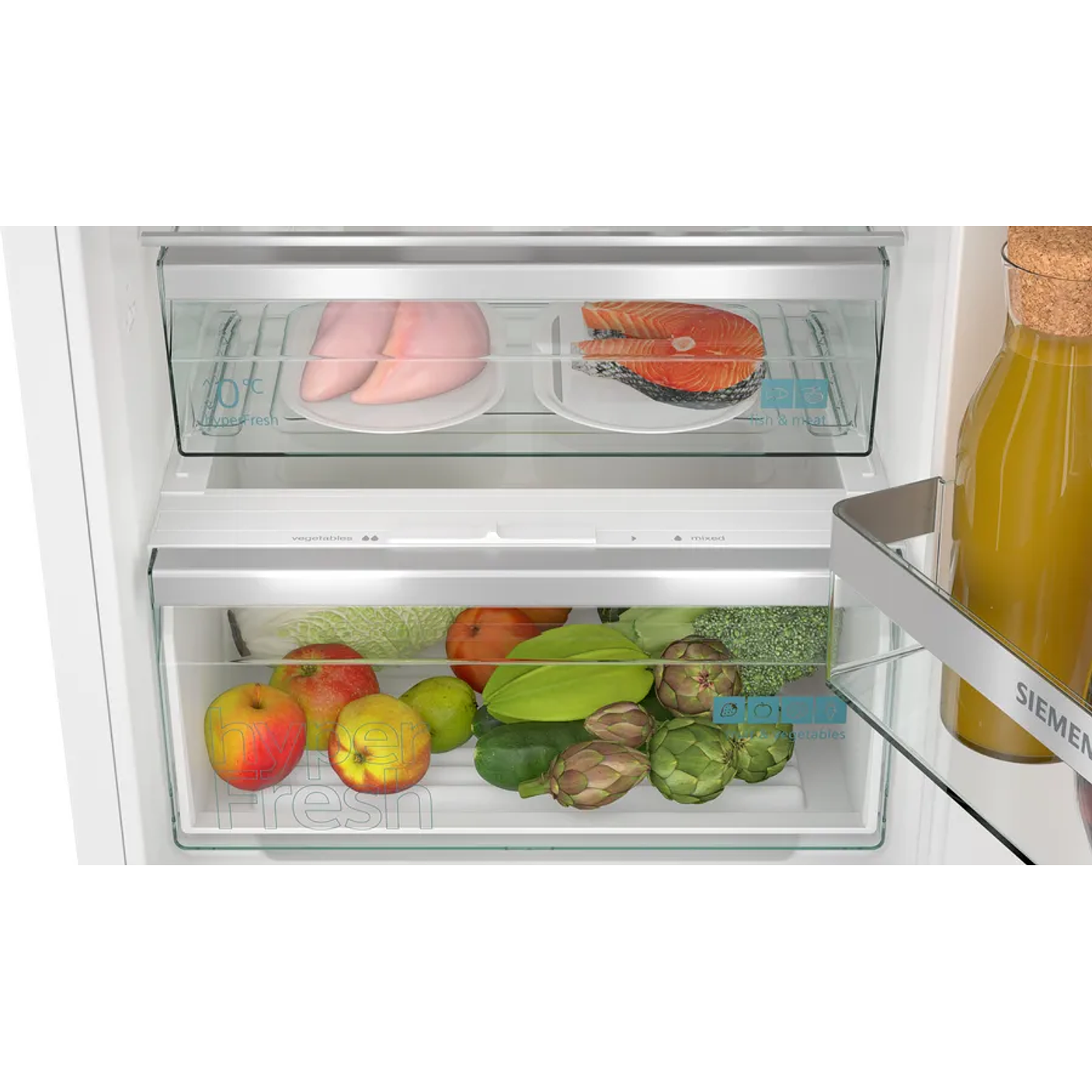 iQ300 Frigorífico combi integrable 193.5 x 55.8 cm Puerta fija 6