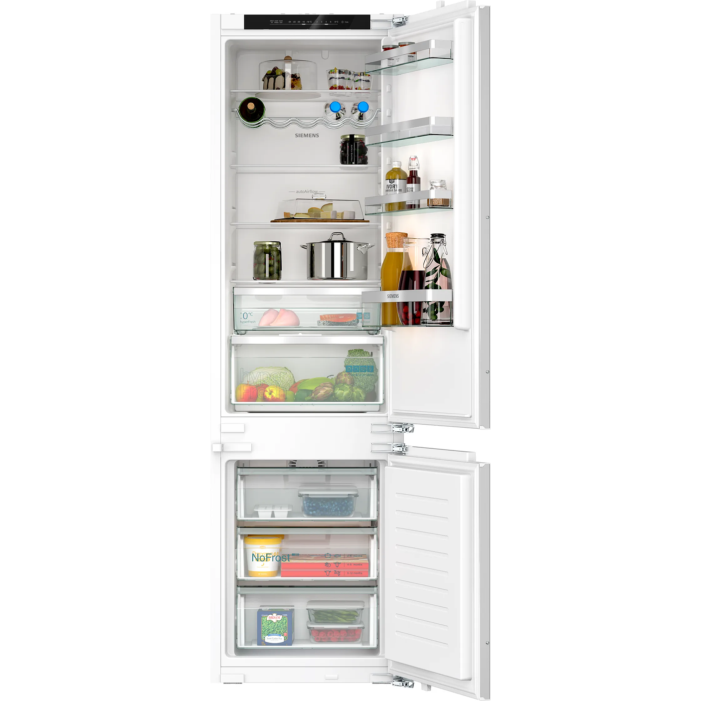 iQ300 Frigorífico combi integrable 193.5 x 55.8 cm Puerta fija 1