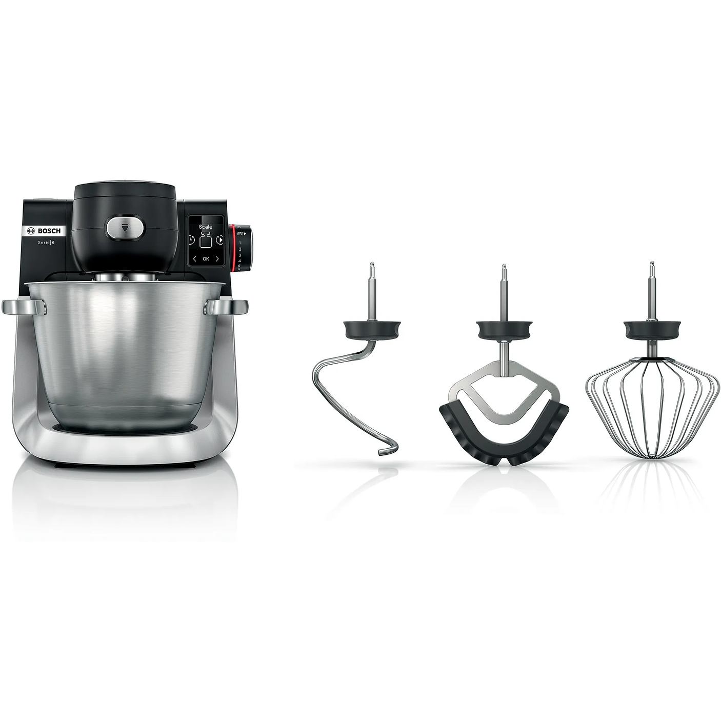 Serie 6 Robot de cocina con báscula 1600 W Negro/Inox 1