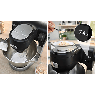 Serie 6 Robot de cocina con báscula 1600 W Negro/Inox