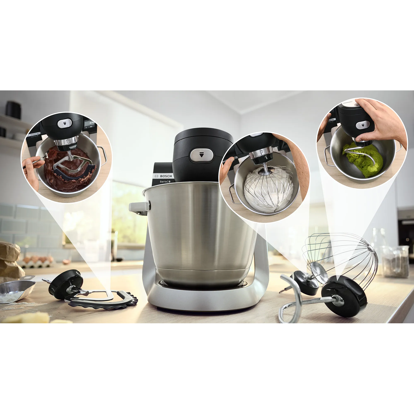 Serie 6 Robot de cocina con báscula 1600 W Negro/Inox 7