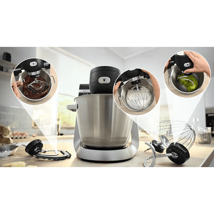 Serie 6 Robot de cocina con báscula 1600 W Negro/Inox 7