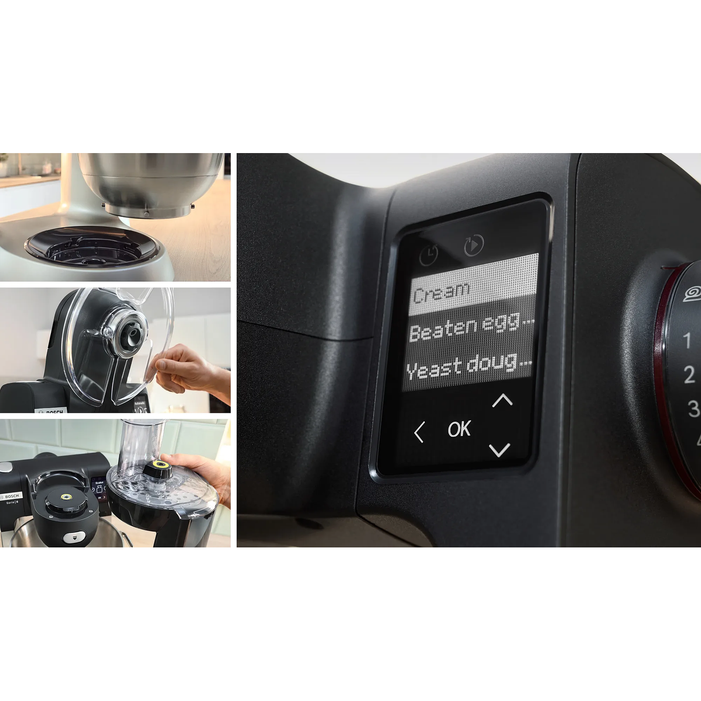 Serie 6 Robot de cocina con báscula 1600 W Negro/Inox 9