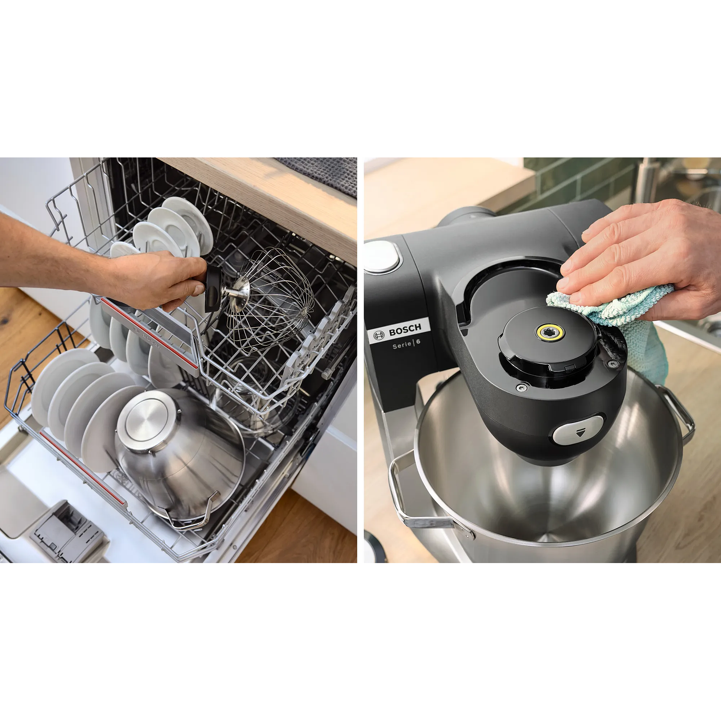 Serie 6 Robot de cocina con báscula 1600 W Negro/Inox 10