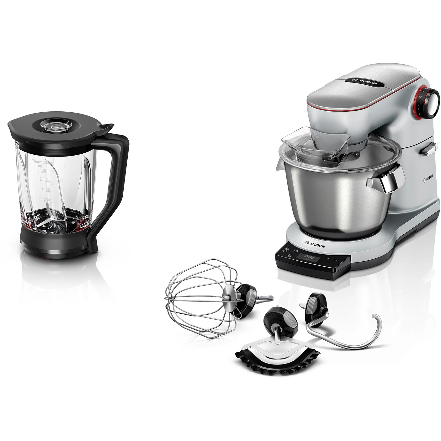 Serie 8 Robot de cocina con báscula OptiMUM 1600 W Plata/Negro 1