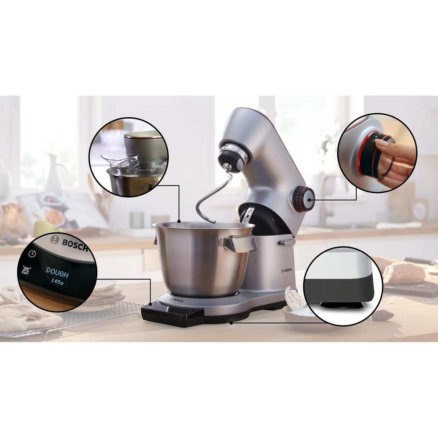 Serie 8 Robot de cocina con báscula OptiMUM 1600 W Plata/Negro 3