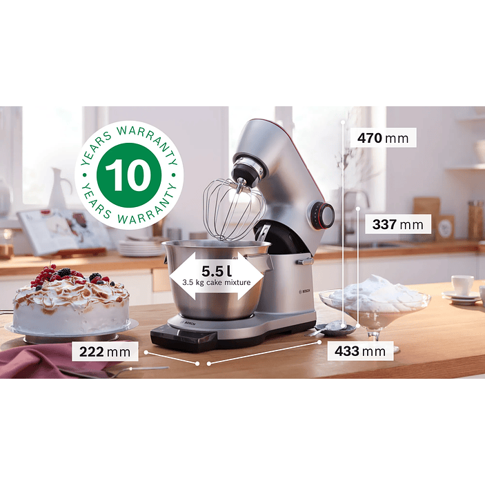 Serie 8 Robot de cocina con báscula OptiMUM 1600 W Plata/Negro 19