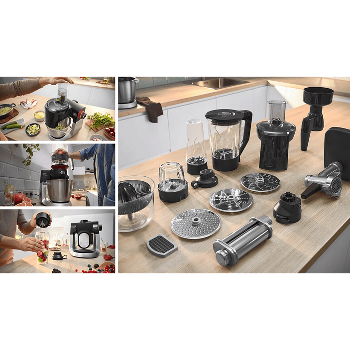 Serie 6 Robot de cocina con báscula 1600 W Negro/I 13