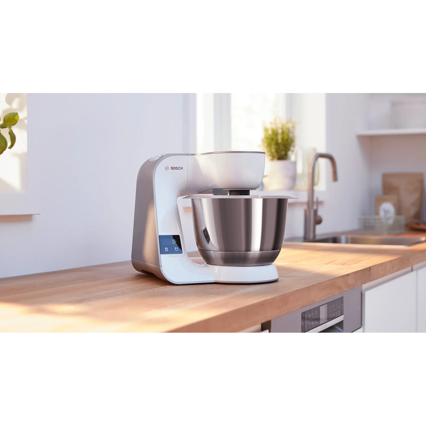 Serie 4 Robot de cocina con báscula MUM 5 1000 W Blanco 2