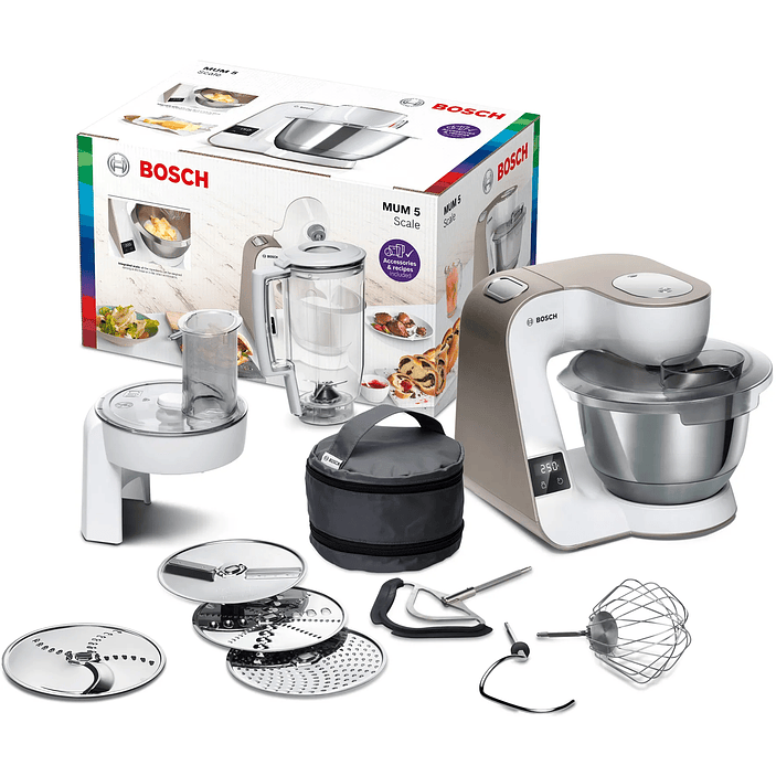 Serie 4 Robot de cocina con báscula MUM 5 1000 W Blanco 4