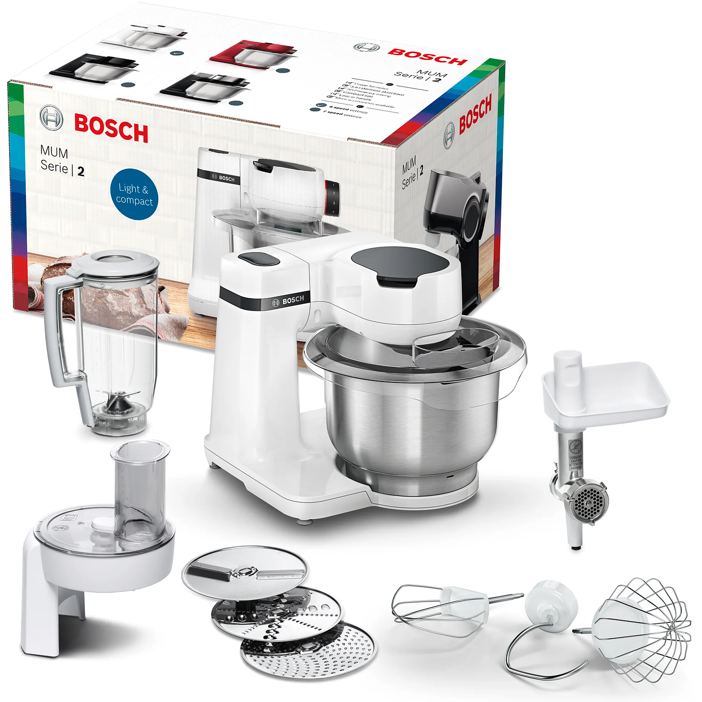 Serie 2 Robot de cocina MUM 700 W Blanco 9
