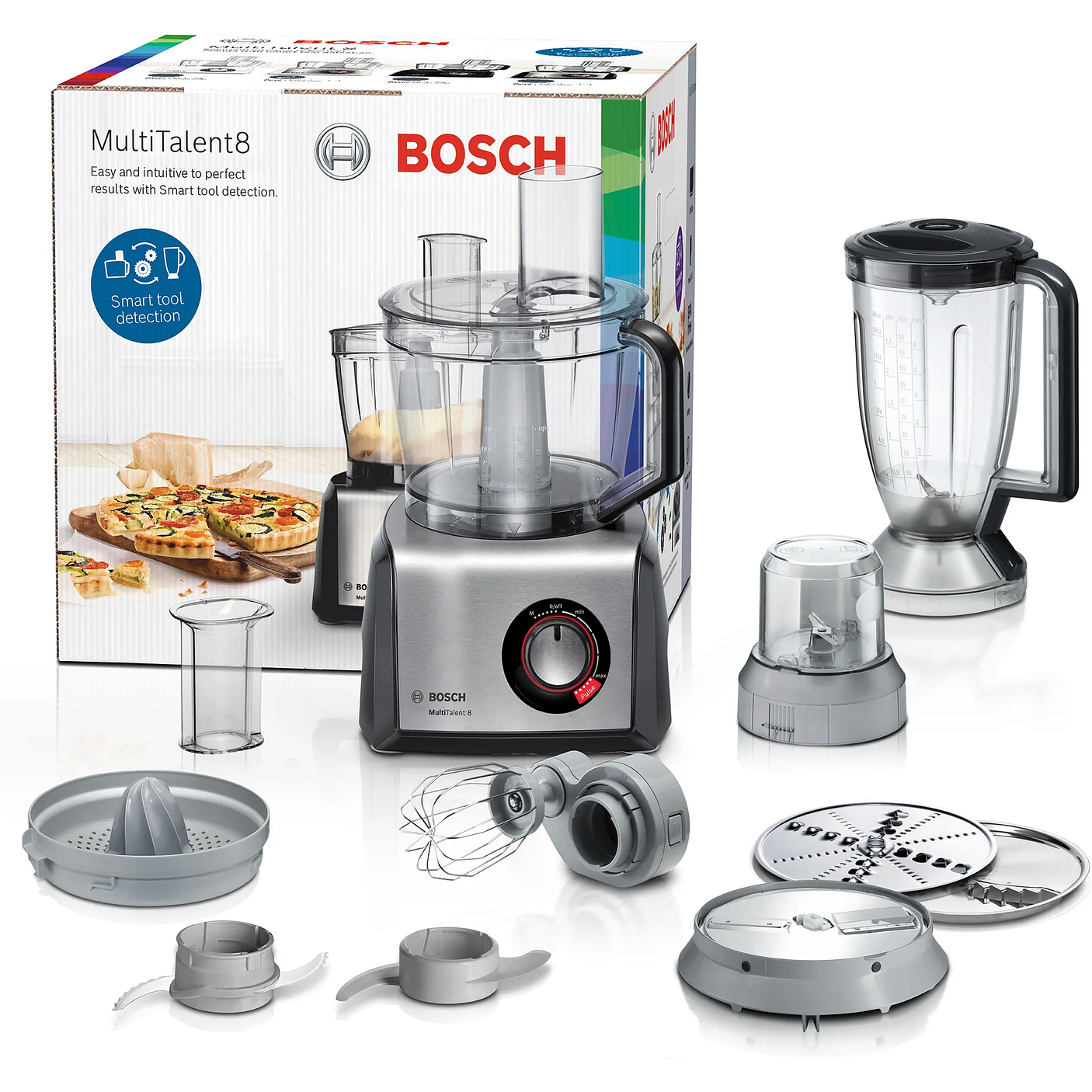 Procesador de alimentos MultiTalent 8 1250 W Negro / Acero inoxidable 4