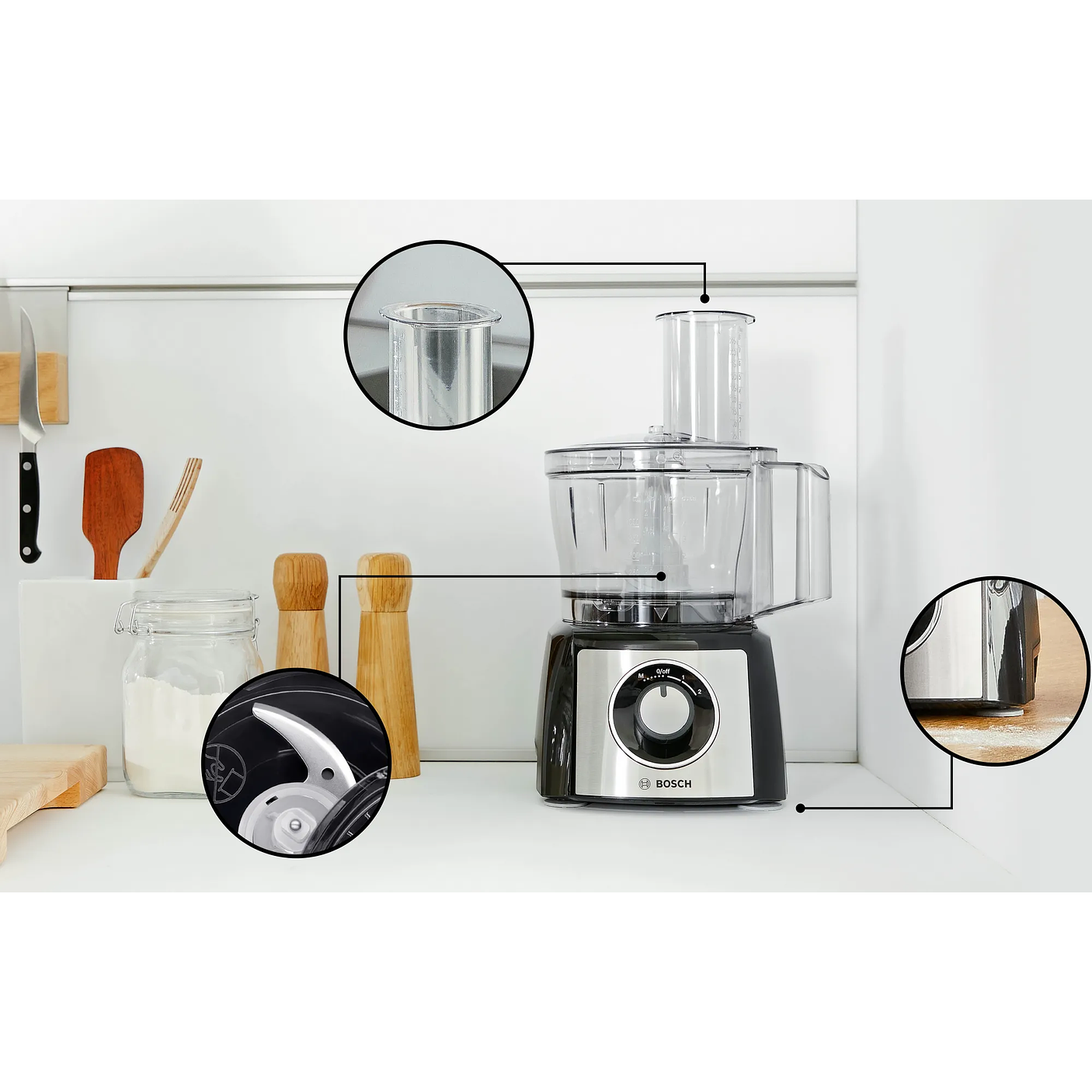 Procesador de alimentos MultiTalent 3 Plus 900 W Negro/Acero inoxidable 2