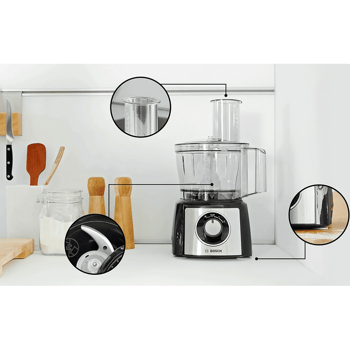 Procesador de alimentos MultiTalent 3 Plus 900 W Negro/Acero inoxidable 2