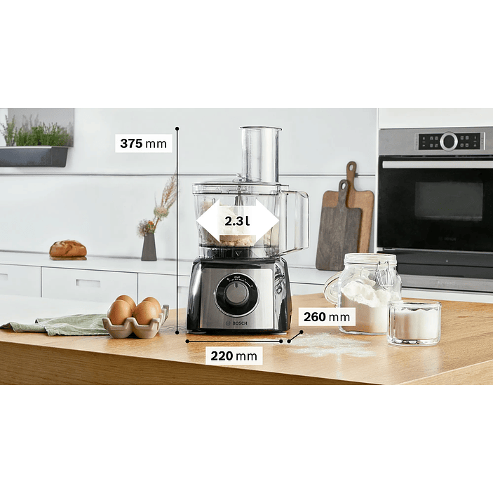 Procesador de alimentos MultiTalent 3 Plus 900 W Negro/Acero inoxidable 8