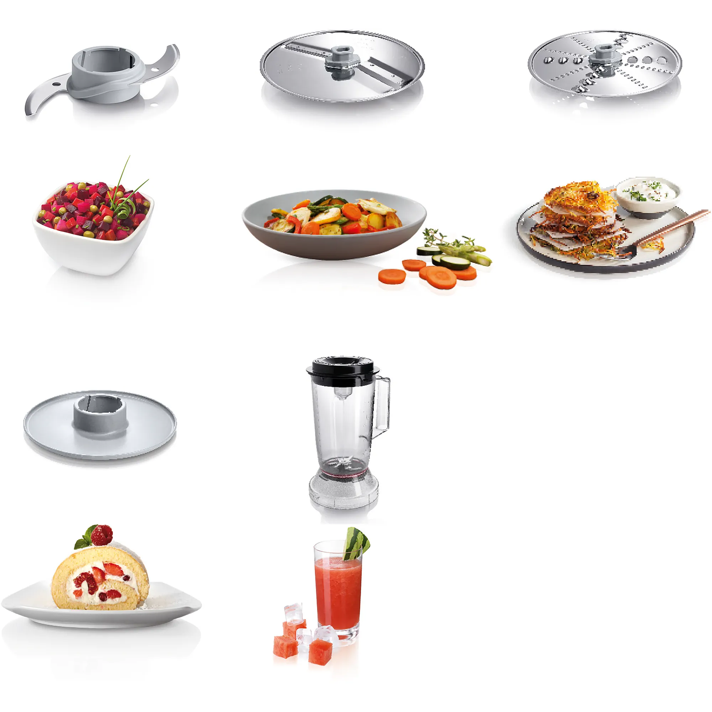 Procesador de alimentos MultiTalent 3 800 W Negro 14