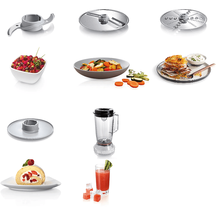 Procesador de alimentos MultiTalent 3 800 W Negro 14