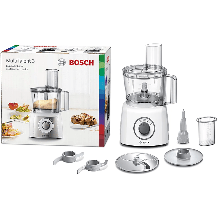 Procesador de alimentos MultiTalent 3 800 W Blanco 5