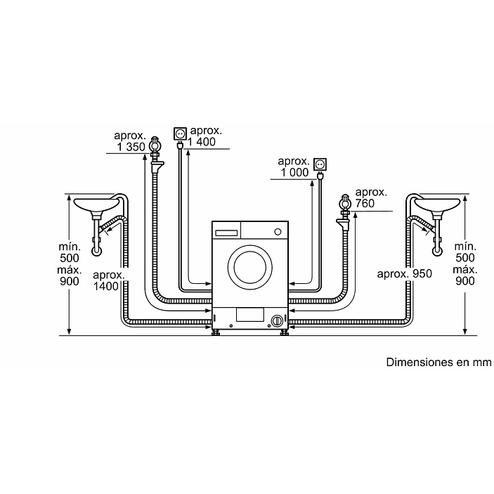 Serie 4 Lavadora-secadora 7/4 kg 7