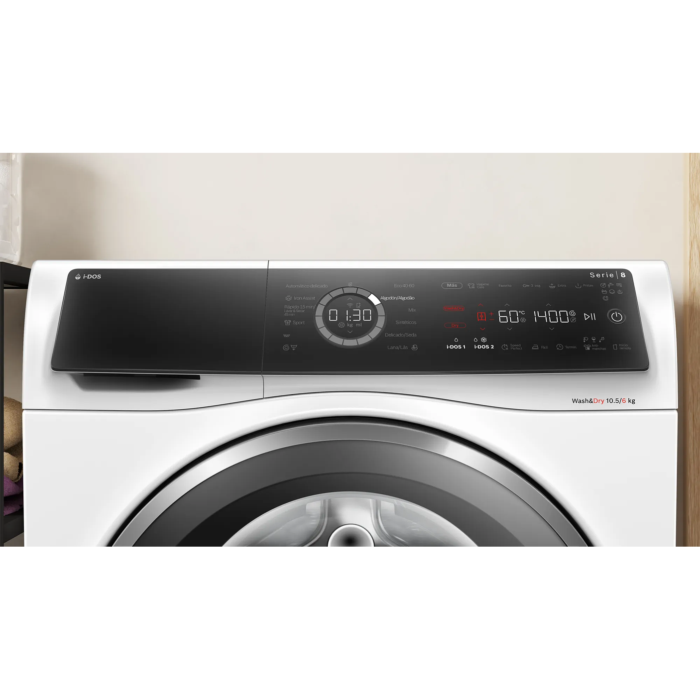 Serie 8 Lavadora-secadora 10.5/6 kg máx. 1400 rpm 2