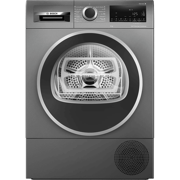 Serie 6 Secadora con bomba de calor 9 kg Gris-hierro fundido 1
