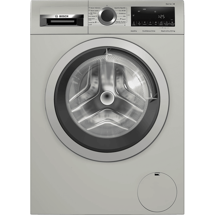 Serie 4 Lavadora-secadora 9/5 kg máx. 1400 rpm, Acero mate antihuellas 1