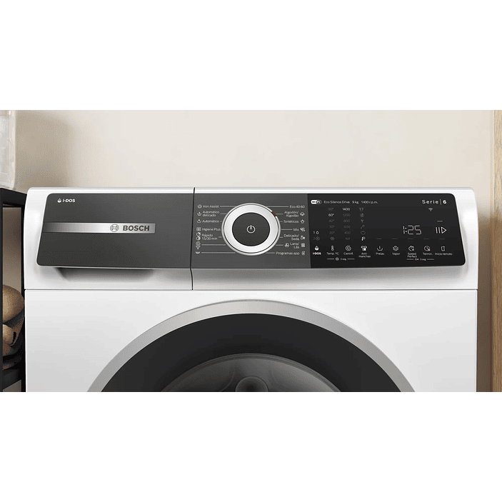 Serie 6 Lavadora de carga frontal 9 kg máx. 1400 rpm 2