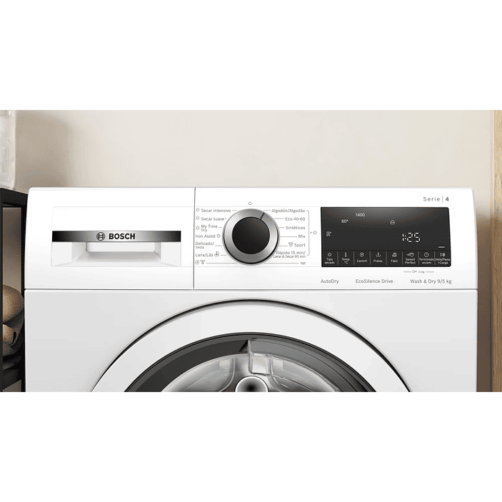Serie 4 Lavadora-secadora 9/5 kg máx. 1400 rpm 2