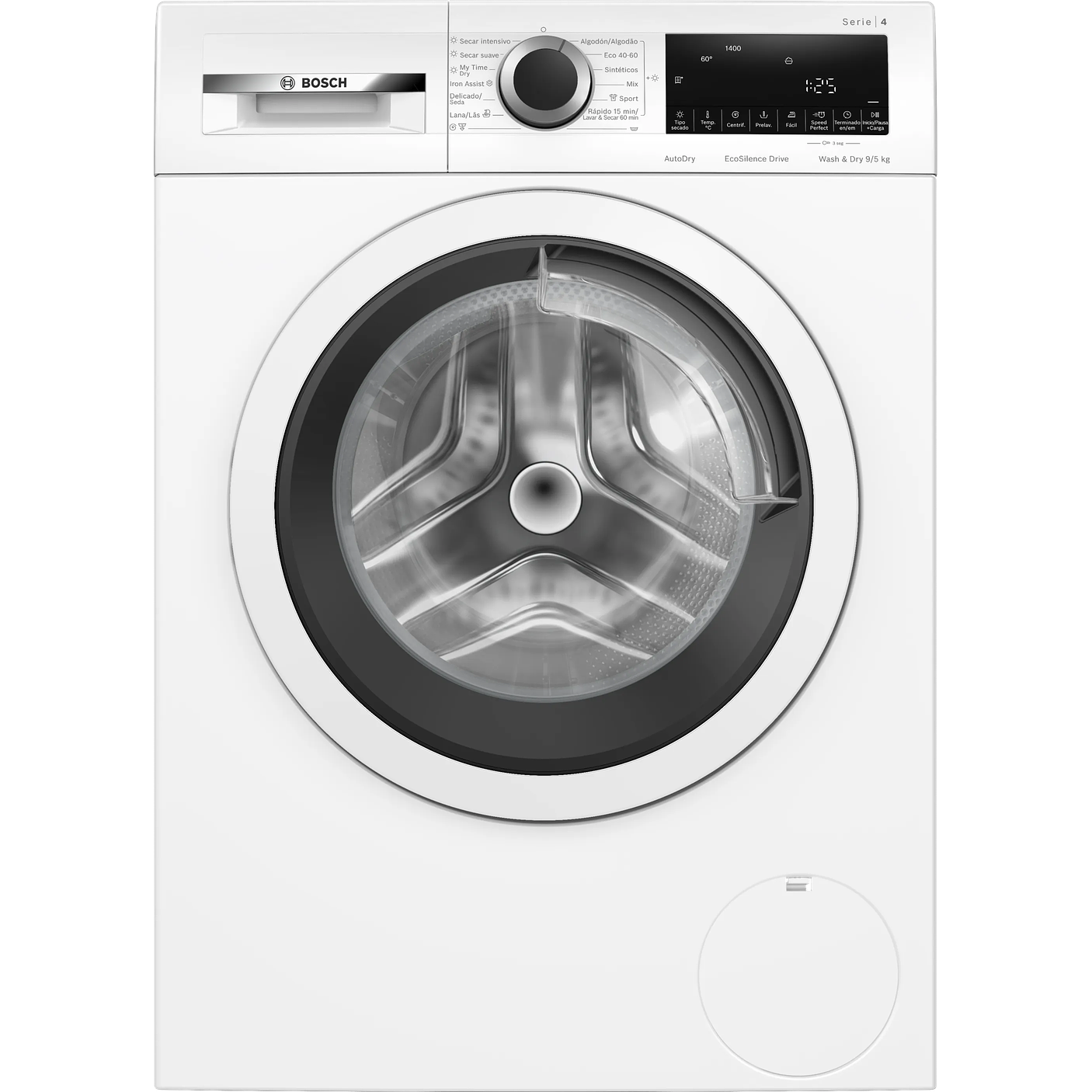 Serie 4 Lavadora-secadora 9/5 kg máx. 1400 rpm 4