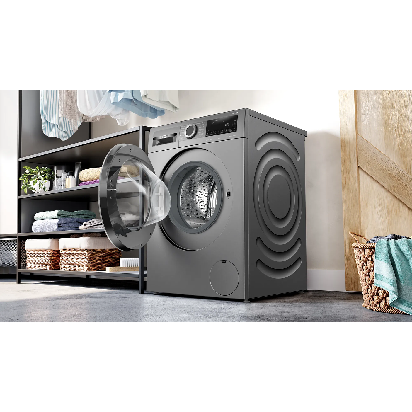 Serie 6 Lavadora de carga frontal 9 kg máx. 1400 rpm Gris 11