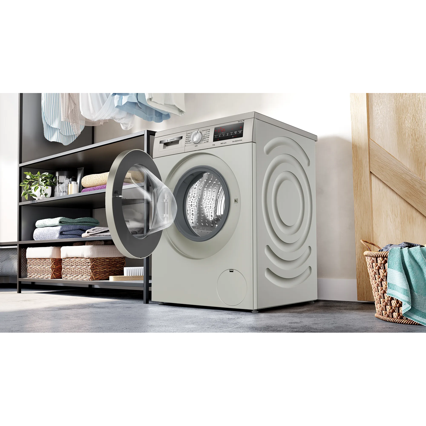 Serie 6 Lavadora de carga frontal 9 kg máx. 1400 rpm Inox 10