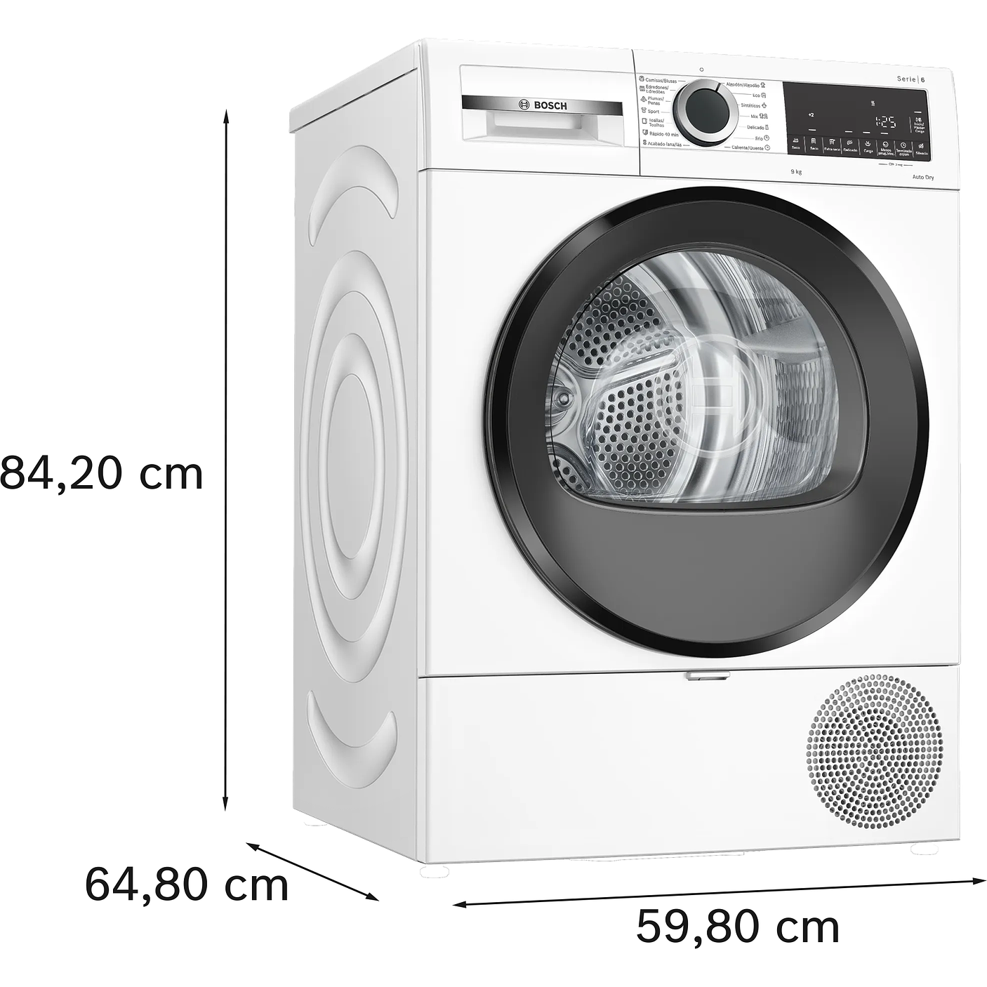 Serie 6 Secadora con bomba de calor 9 kg 5