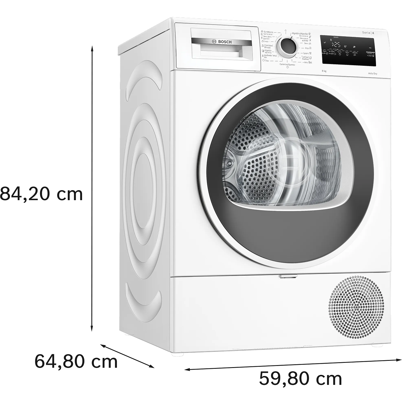 Serie 4 Secadora con bomba de calor 8 kg 3