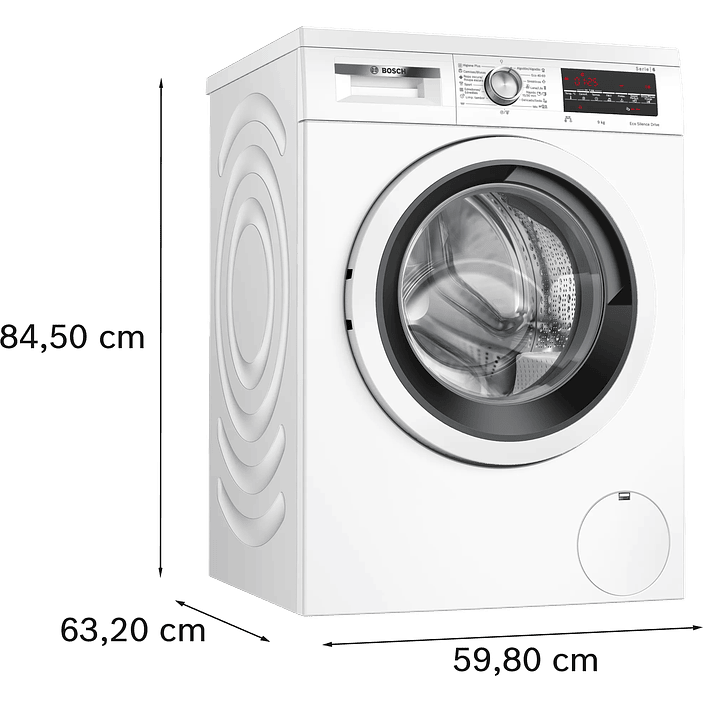 Serie 6 Lavadora de carga frontal 9 kg máx. 1400 rpm 7