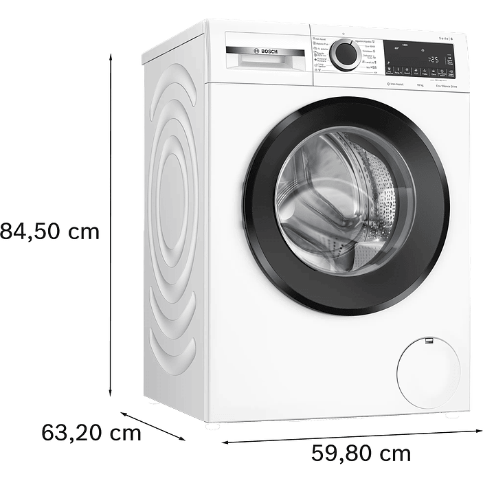 Serie 6 Lavadora de carga frontal 10 kg máx. 1400 rpm 7