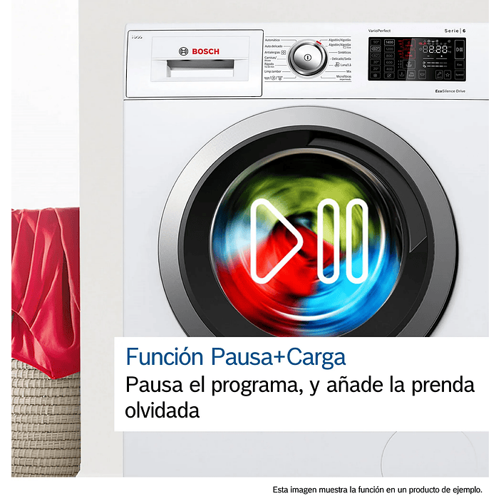 Serie 6 Lavadora de carga frontal 8 kg máx. 1400 rpm Inox 4