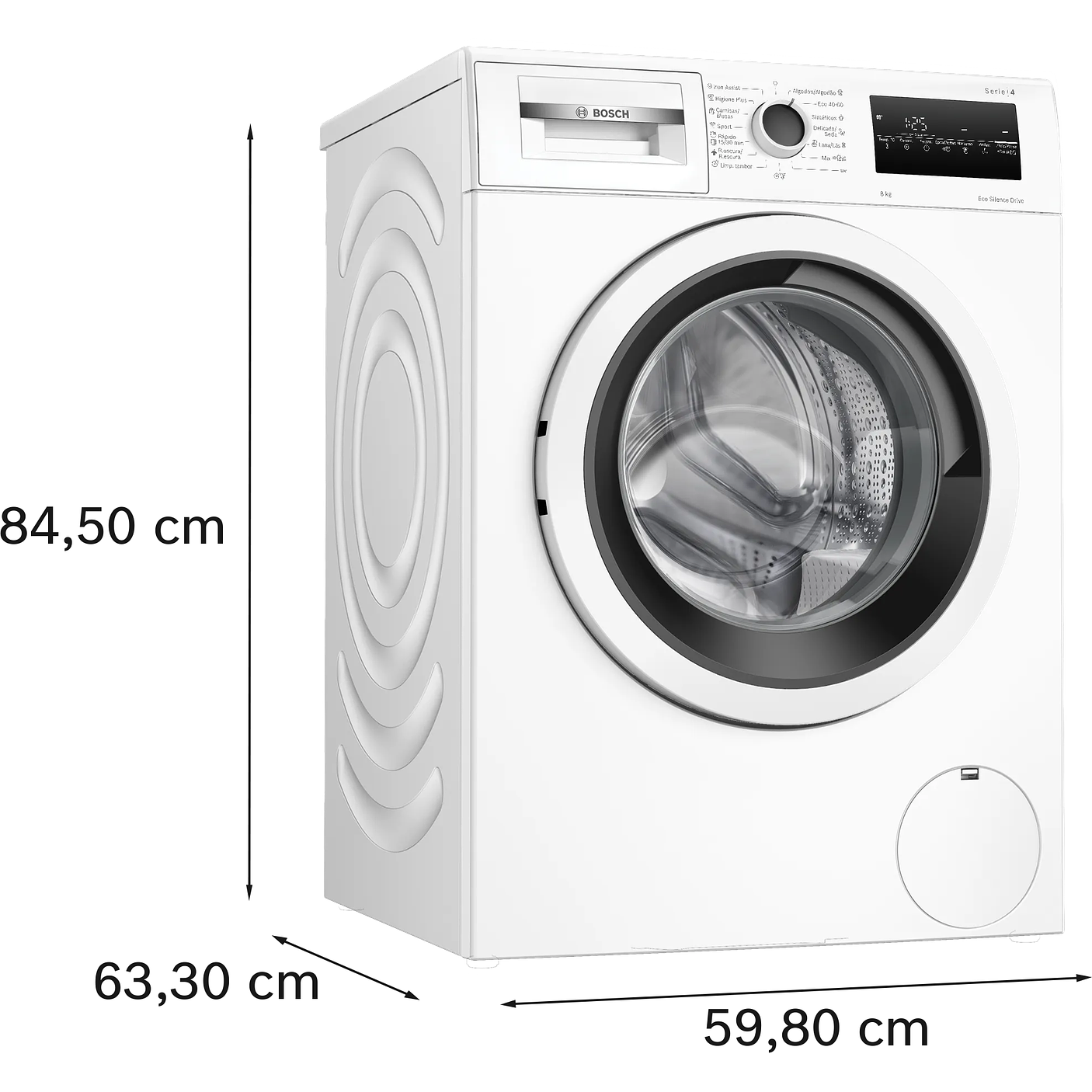 Serie 4 Lavadora de carga frontal 8 kg máx. 1400 rpm 4