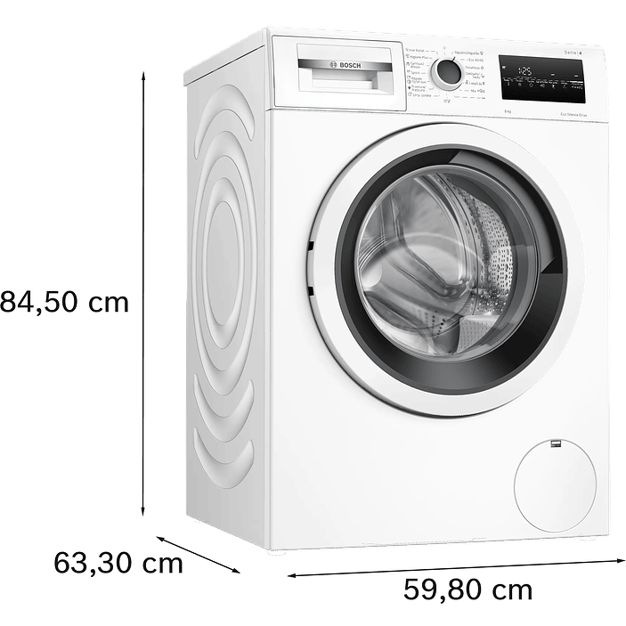 Serie 4 Lavadora de carga frontal 8 kg máx. 1400 rpm 4