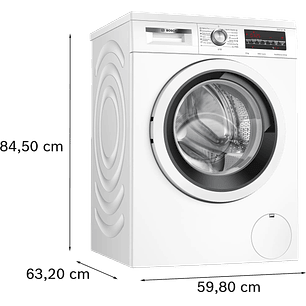 Serie 6 Lavadora de carga frontal 8 kg máx. 1400 rpm