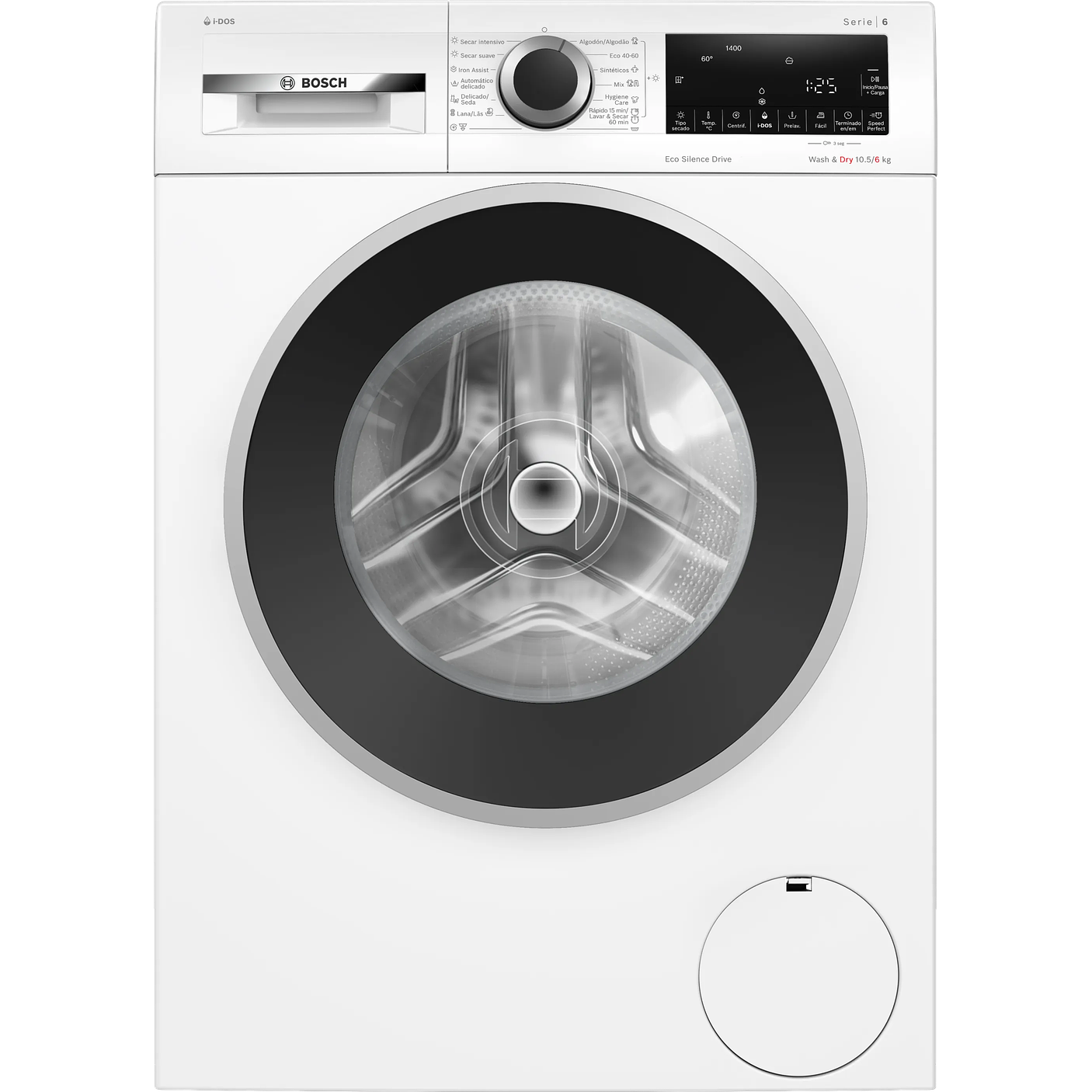 Serie 6 Lavadora-secadora 10.5/6 kg máx. 1400 rpm 1