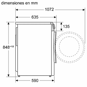 Serie 6 Lavadora-secadora 10.5/6 kg máx. 1400 rpm