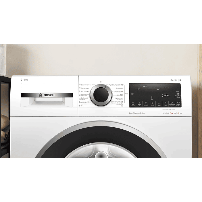 Serie 6 Lavadora-secadora 10.5/6 kg máx. 1400 rpm 8