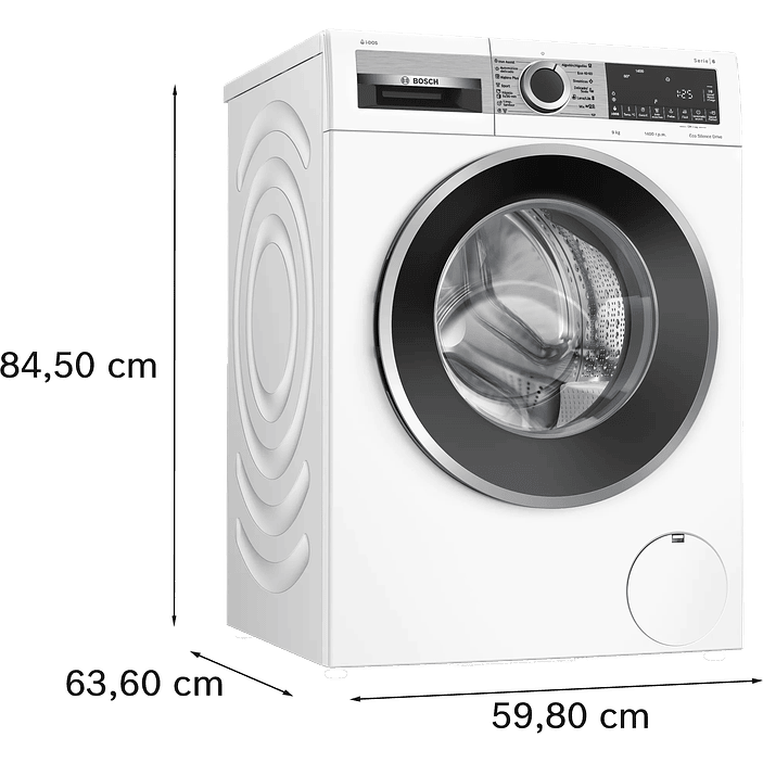 Serie 6 Lavadora de carga frontal 9 kg máx. 1400 rpm 5