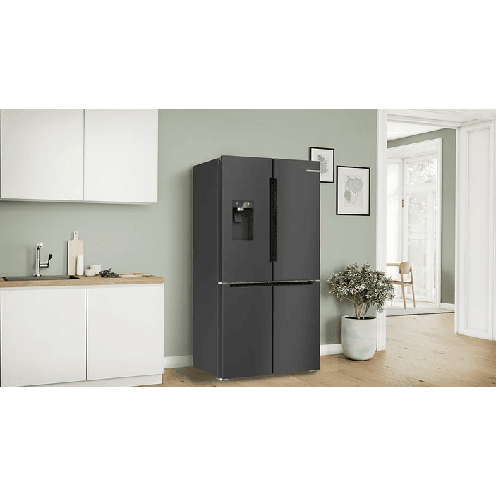 Serie 6 Multipuerta 183 x 90.5 cm Acero negro antihuellas, Total NoFrost 2