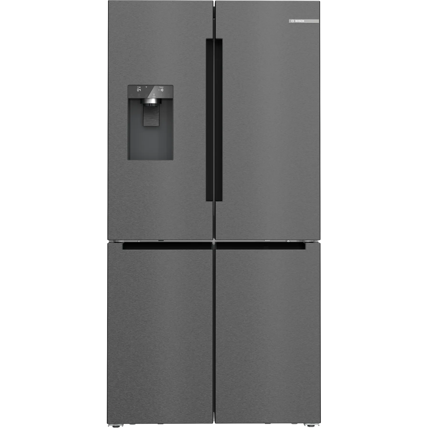 Serie 6 Multipuerta 183 x 90.5 cm Acero negro antihuellas, Total NoFrost 1