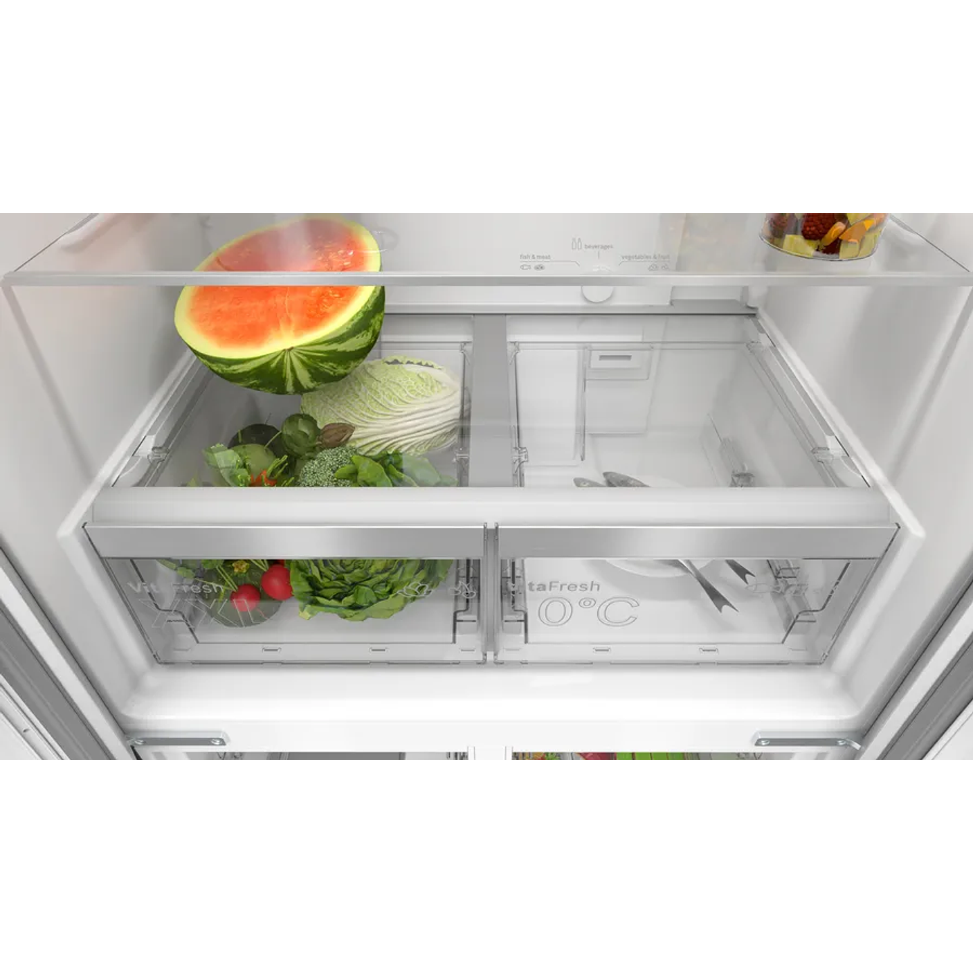 Serie 4 Multipuerta puertas de cristal 189.5 x 85.5 cm Negro, Total NoFrost 9