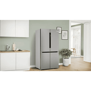 Serie 4 Multipuerta 183 x 90.5 cm Acero antihuellas, Total NoFrost, VitaFresh